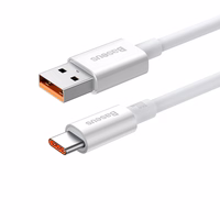 Baseus kabelis Superior USB - USB-C 1,5m mēness balts 100W
