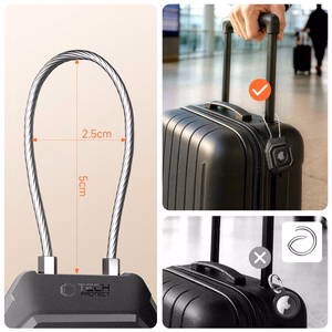 Tech-Protect Kevlar Seal maciņš Apple AirTag 1/2 - melns