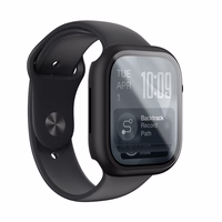 AmazingThing Radix rūdīts stikls ar vāciņu Apple Watch Series 11 46mm - Melns