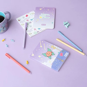 BT21 SHOOKY A6 piezīmju grāmatiņu komplekts, 3 gab.