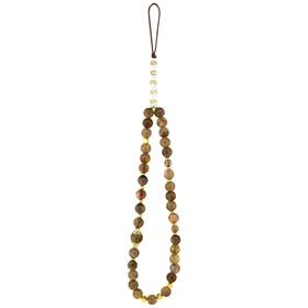 Guess 4G Strap Triangle Logo Magnētiskais viedtālruņa apvalks iPhone 17 Pro Max - brūna