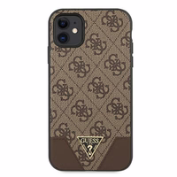 Guess 4G Triangle Collection viedtālruņa apvalks iPhone 11 6.1" / Xr 6.1" - Brūns