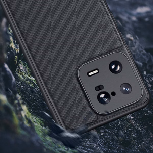Dux Ducis Fino viedtālruņa apvalks Xiaomi 13 Pro ar silikona rāmi pelēks