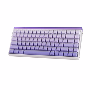 HERO84 HE White+Purple+Gradient+LIGHT JadeKing RGB AULA gasket tastatūra