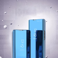 Clear View viedtālruņa apvalks Samsung Galaxy A24 4G ar atloku zila