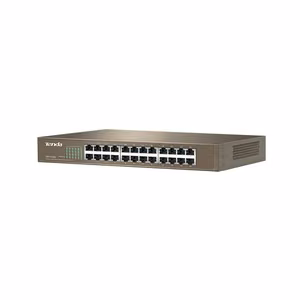 Tenda TEF1024D – nepārvaldāms 24 portu Fast Ethernet komutators, bēšs