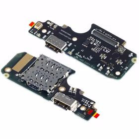 Flex Xiaomi Redmi Note 11 Pro 5G/Note 11e Pro/Poco X4 Pro 5G ar charging connector un microphone, SIM card contact original (service pack)