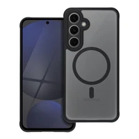 FULL MATTE MAG COVER viedtālruņa apvalks, saderīgs ar MagSafe, paredzēts SAMSUNG S24 FE melns
