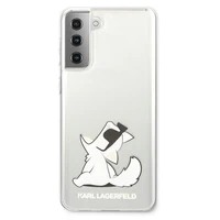Karl Lagerfeld Choupette Fun apvalks Samsung Galaxy S21+ - Caurspīdīgs