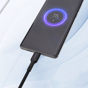 Dudao L9T 5A USB-A - USB-C kabelis 1m - melns