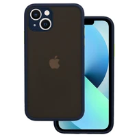 Vennus Color Button Bumper viedtālruņa apvalks Iphone 11 Pro tumši zils