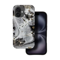 FORCELL F-PROTECT Mirage, militārā standarta pārbaudīts magnētiskais viedtālruņa apvalks IPHONE 16 PLUS, sudraba migla