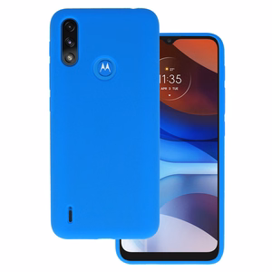 Viedtālruņa apvalks silikona Lite Motorola Moto E7 Power/E7i Power (m) - zils (m)