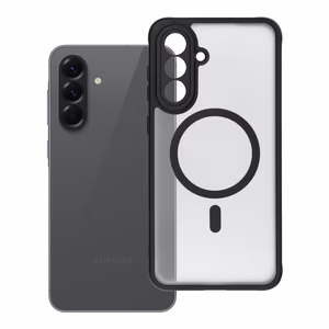 FULL MATTE MAG COVER viedtālruņa apvalks, saderīgs ar MagSafe, paredzēts SAMSUNG A56 melns