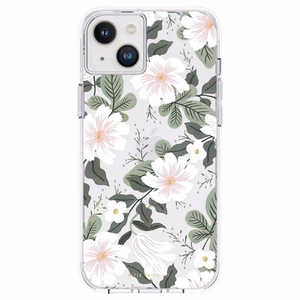 Rifle Paper Clear vāciņš ierīcei iPhone 14 Plus, ar “Willow” rakstu