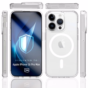 3mk Armor MagCase для iPhone 16 Pro Max - прозрачный