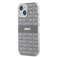 DKNY IML Mono un svītras Magnētiskais viedtālruņa apvalks iPhone 15 / 14 / 13 - bēša
