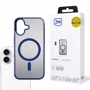 Чехол 3mk Frosty MagCase для iPhone 17 - синий