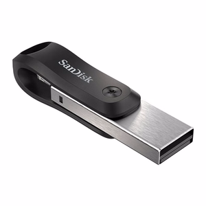 SanDisk 00183588 USB zibatmiņas disks 128 GB USB Type-A / Lightning 3.2 Gen 1 melns, sudrabs