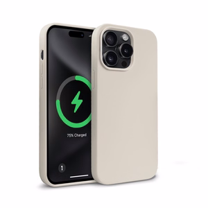 Crong Color Cover Magnetic MagSafe vāciņš ierīcei iPhone 15 Pro Max, akmens bēšs