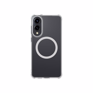 AmazingThing Minimal Mag чехол с магнитным кольцом для Samsung Galaxy S25 Edge - прозрачный