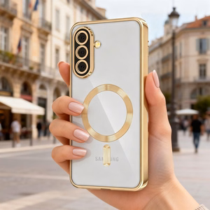 Tech-Protect MagFlex MagSafe чехол для Samsung Galaxy A57 5G прозрачный золотой