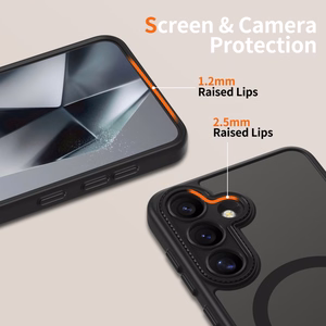Tech-Protect MagCam Magnētiskais viedtālruņa apvalks Samsung Galaxy S25 - Melns
