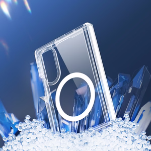 Ar MagSafe saderīgs DUX DUCIS CLIN MAG maciņš SAMSUNG Z Fold 8 Wide, caurspīdīgs