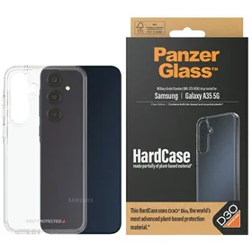 PanzerGlass HardCase ar D3O® Bio un militārās klases sertifikāciju Samsung Galaxy A35 5G - caurspīdīgs