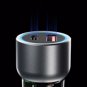 Dudao R4T 25W USB-A / USB-C Car Charger - Gray