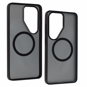 Liavec Soft Maciņš Metal Frame for Samsung Galaxy S26 Ultra melns