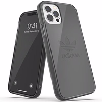 Adidas OR Aizsargstikls skaidrs apvalks iPhone 12 / iPhone 12 Pro - melns