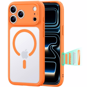 ESR Classic Hybrid MagSafe maciņš, paredzēts iPhone 18 Pro / 17 Pro, oranžs