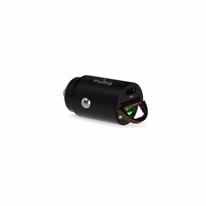 Puro Mini 30W Power Delivery USB-C USB-A automašīnas lādētājs - melns