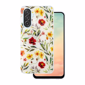 Glow Glam viedtālruņa apvalks Samsung Galaxy A17 5G balts
