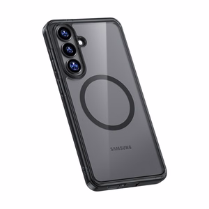 Benks Magnētiskais kristāla TPU rāmja korpuss (0048) priekš Samsung Galaxy S26 melns