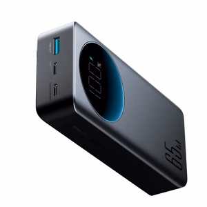 Joyroom 30000mAh 65W внешний аккумулятор с цифровым дисплеем (JR-PBF05) - чёрный