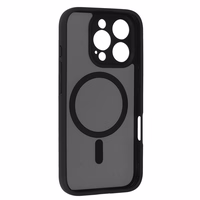 Pilnīgi matēts magnētiskais apvalks Iphone 15 Pro melns