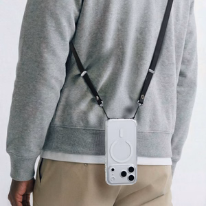 SPIGEN DA30L LANYARD STRAP CROSSBODY melns