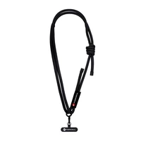 FORCELL F-DESIGN S10X165 šķērsvirziena telefona siksniņa ar regulējamu garumu (maks. 82,5cm cilpā) melna