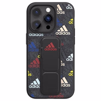 Adidas SP Viedtālruņa apvalks Grip iPhone 14 Pro melns/melns/krāsains 50251