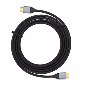 Forcell DisplayPort 2.1 kabelis, 16K/60 Hz, 8K/120 Hz, 4K/240 Hz, HDR, Ethernet, G-SYNC/FreeSync, 80 Gbit/s, 2 m – melns