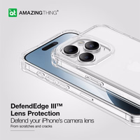 Amazing Thing Titan Edge apvalks 15FT IP156.7PTECL Iphone 15 Pro Max caurspīdīgs