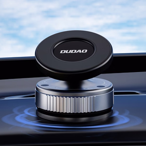 Dudao F24PRO MagSafe Compatible Car Holder with Suction Cup Windshield or Dashboard - Melns