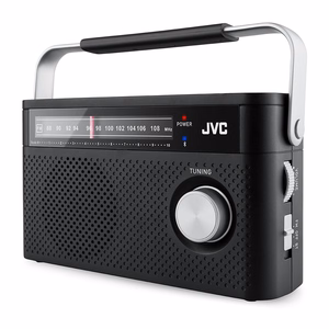 JVC RA-E315B – pārnēsājams radio, melns