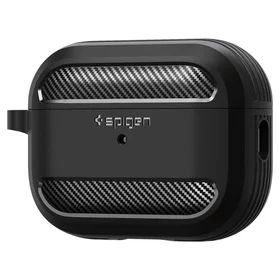Spigen Rugged Armor viedtālruņa apvalks Apple AirPods Pro 1 / 2 - matēts melns