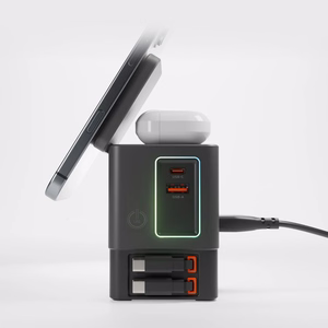 SBS Power Dock 6-in-1 with MagSafe, Stand, and USB-C Cables 65W – Black