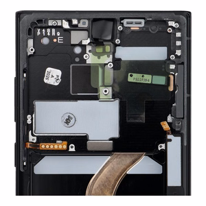 Samsung Service Pack displejs modelim Galaxy S22 Ultra S908, grafīta krāsā (GH82-27488E)