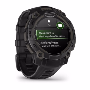 Garmin Instinct 3 AMOLED viedpulkstenis melns