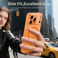 Tech-Protect Magslim MagSafe macins priekš iPhone 17 Pro - Oranzs